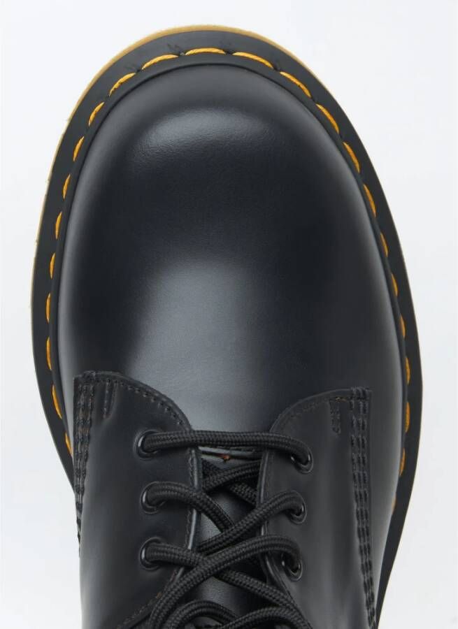 Dr. Martens Leren Paneel Veterschoenen Black Heren