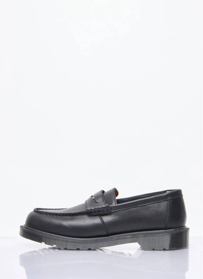 Dr. Martens Leren Penny Strap Loafers Black Heren