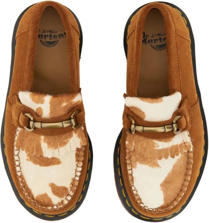 Dr. Martens Leren Snaffle Moccasin Schoenen Brown Dames