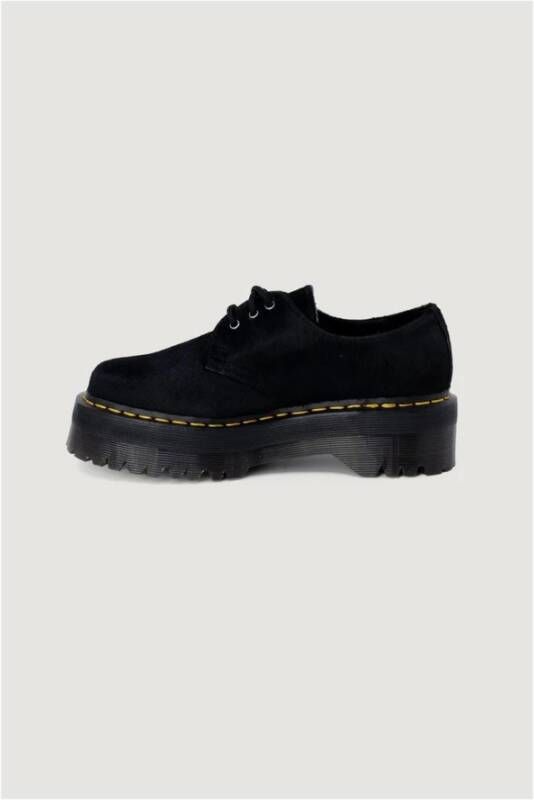 Dr. Martens Leren Veterschoenen Herfst Winter Collectie Black Dames