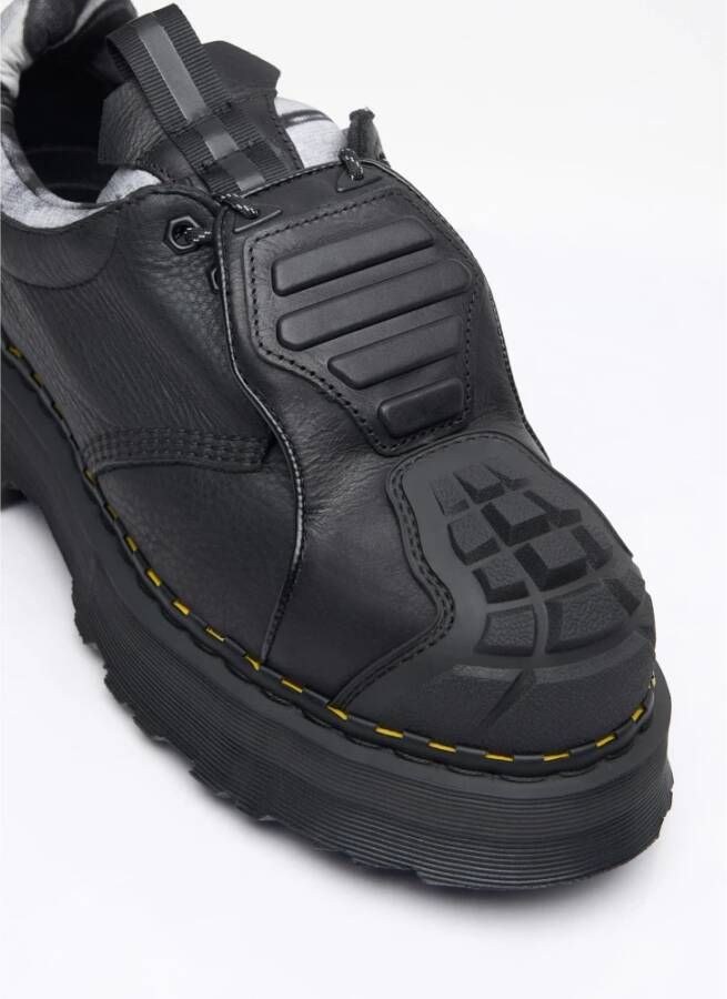 Dr. Martens Leren veterschoenen met rubberen panelen Black Heren