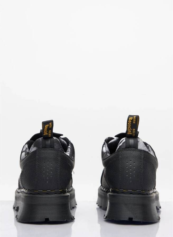 Dr. Martens Leren veterschoenen met rubberen panelen Black Heren