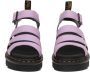 Dr. Martens Lila Sandaal van Tumbled Leer met Verstelbare Band Purple Dames - Thumbnail 2