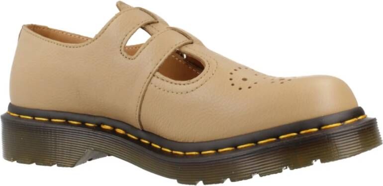 Dr. Martens Mary Jane Platte Schoenen Brown Dames