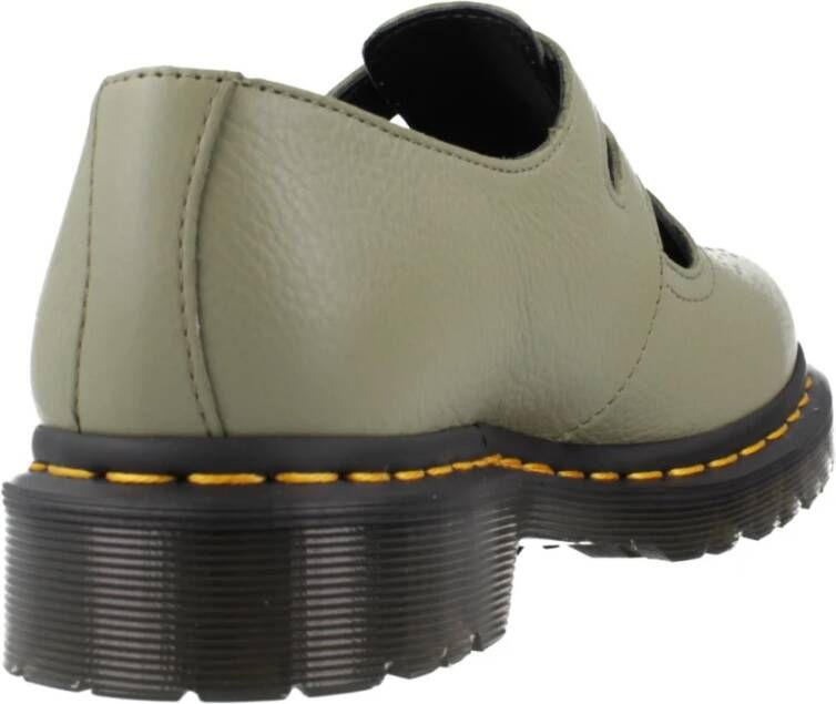 Dr. Martens Mary Jane Platte Schoenen Green Dames