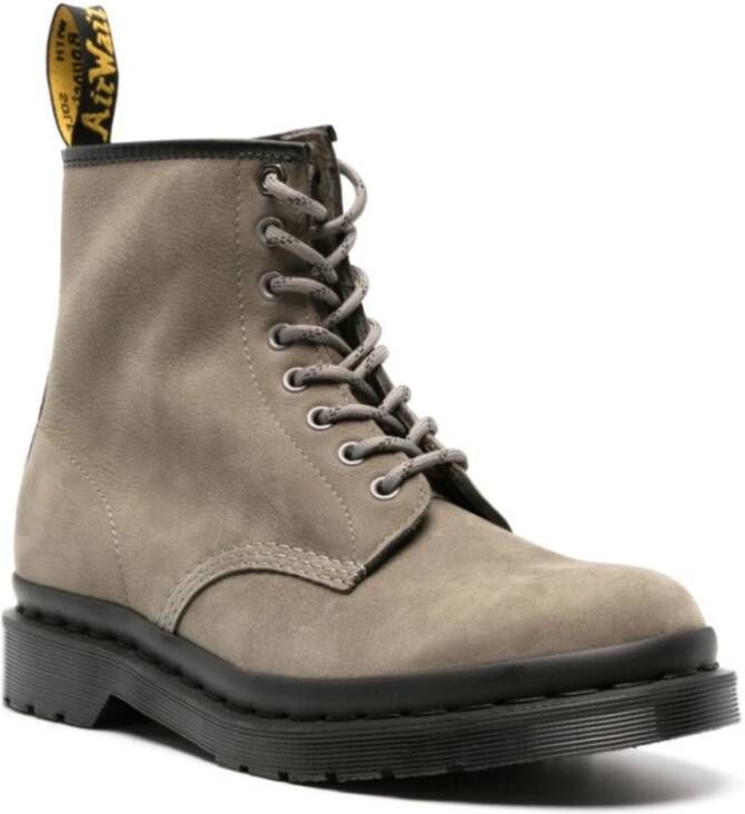 Dr. Martens Milled Nubuck Combatlaarzen Gray Heren