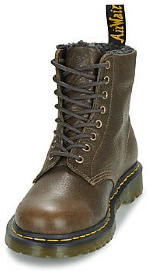 Dr. Martens Olijf Grizzly Bruine Dameslaarzen Brown Heren