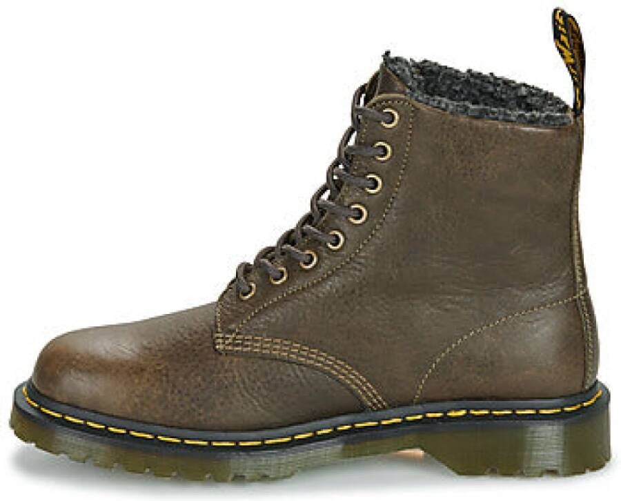 Dr. Martens Olijf Grizzly Bruine Dameslaarzen Brown Heren