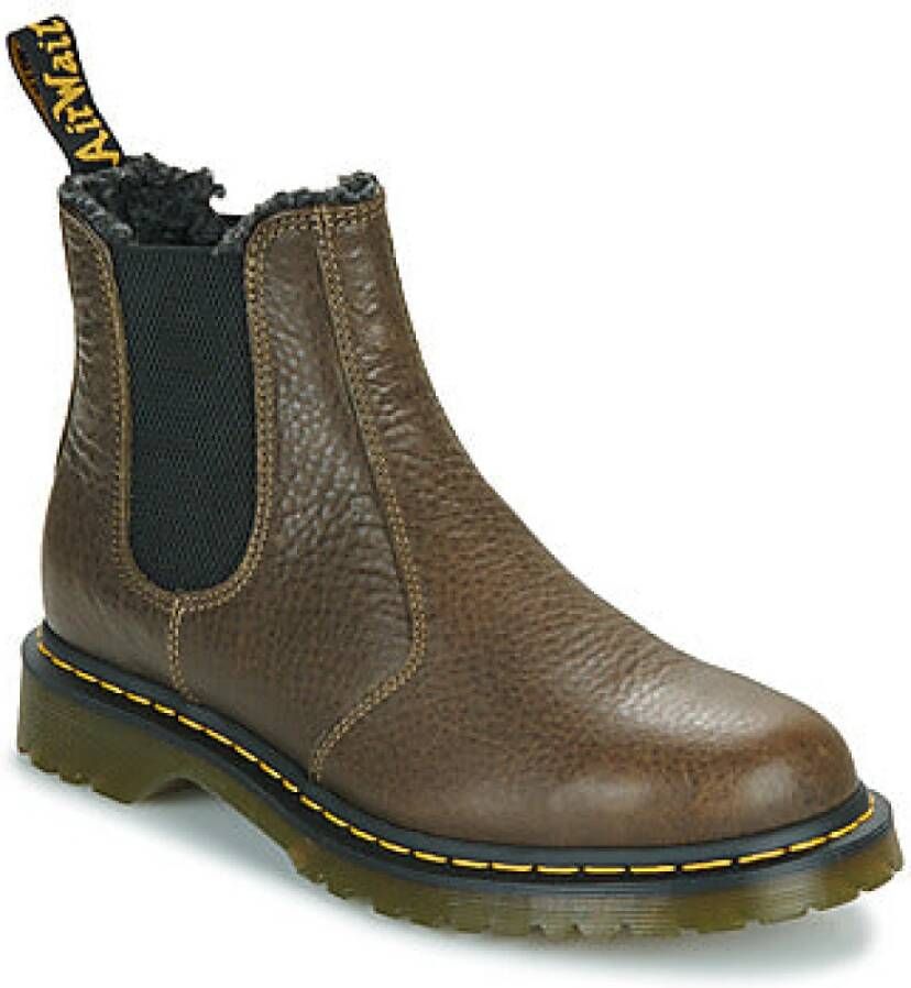 Dr. Martens Olijf Grizzly Bruine Damesschoenen Brown Heren