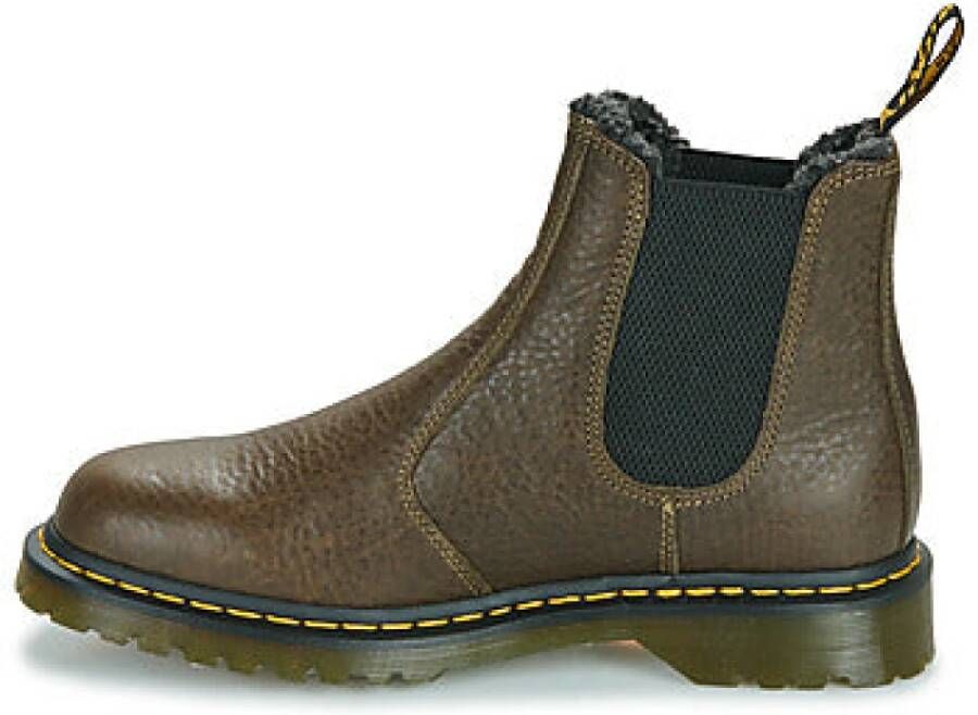 Dr. Martens 2976 leren chelseaboots grijsgroen - Foto 3