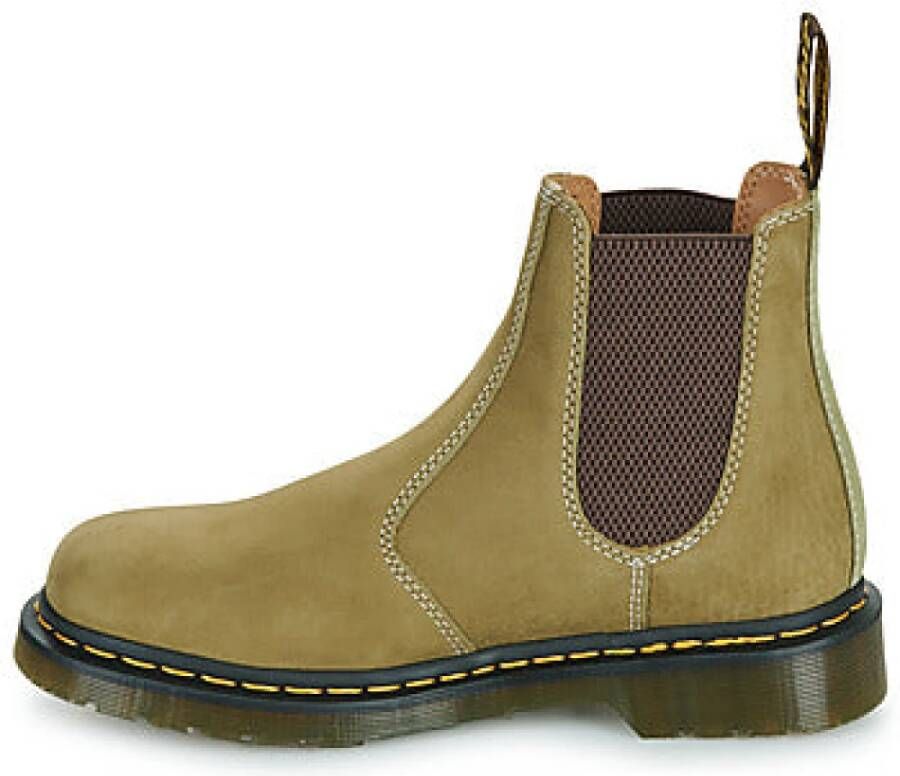 Dr. Martens Olijf Tumbled Nubuck Enkellaarzen Green Dames