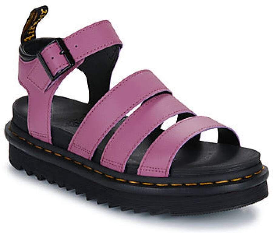 Dr. Martens Paarse Athena Viola Dames Sandalen Purple Dames