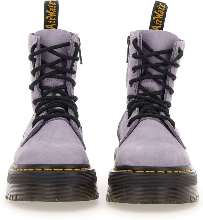 Dr. Martens Paarse Laarzen Klassieke Stijl Purple Dames