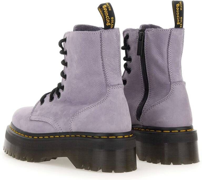 Dr. Martens Paarse Laarzen Klassieke Stijl Purple Dames