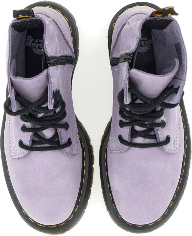 Dr. Martens Paarse Laarzen Klassieke Stijl Purple Dames