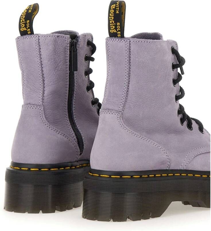 Dr. Martens Paarse Laarzen Klassieke Stijl Purple Dames