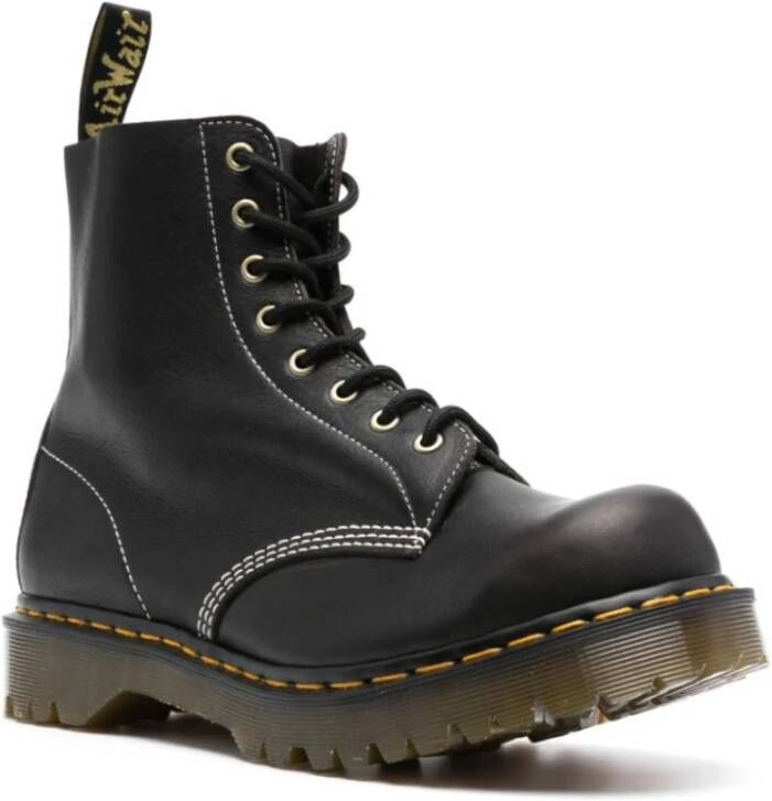 Dr. Martens Pascal Gevechtslaarzen Houtskool Grijs Black Dames