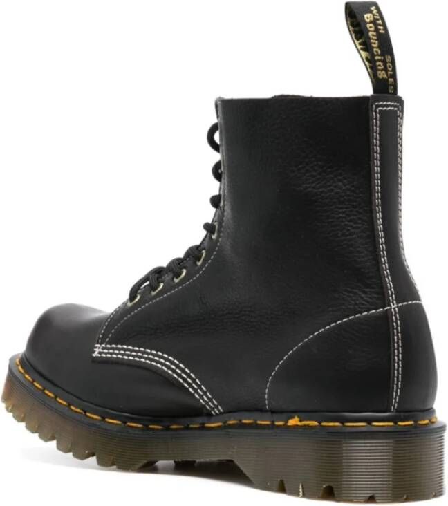 Dr. Martens Pascal Gevechtslaarzen Houtskool Grijs Black Dames