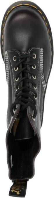 Dr. Martens Pascal Gevechtslaarzen Houtskool Grijs Black Dames