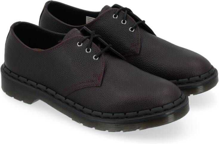 Dr. Martens Pebble Grain Lace-up Derby Schoenen Black Heren