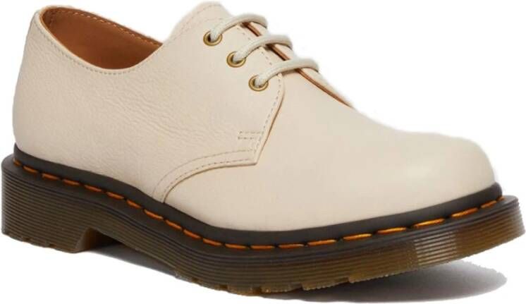 Dr. Martens Pergamijn Beige 1461 Leren Schoenen Beige Dames