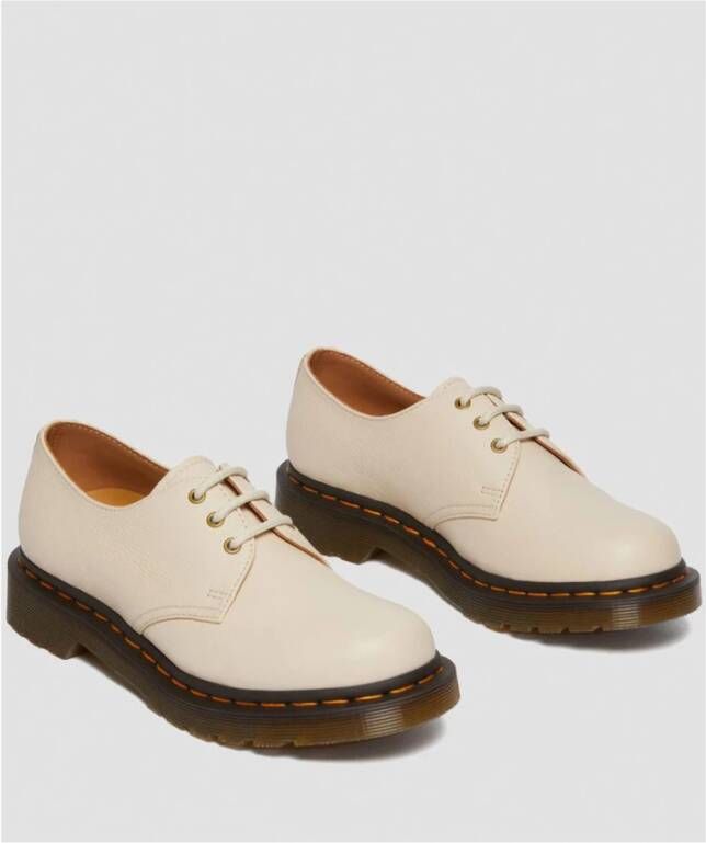 Dr. Martens Pergamijn Beige 1461 Leren Schoenen Beige Dames