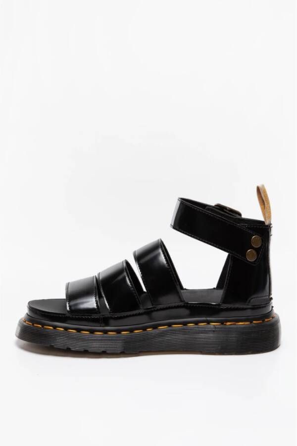 Dr. Martens Platte sandalen Black Dames