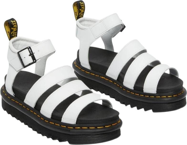 Dr. Martens Platte sandalen Wit Dames