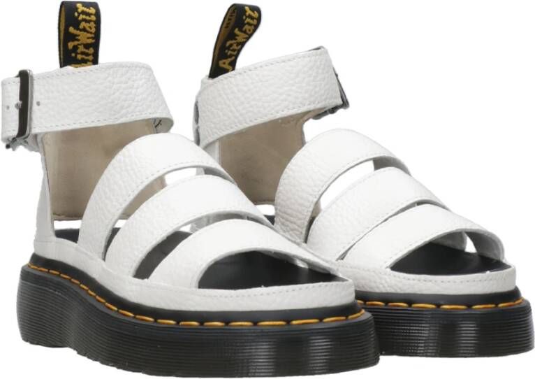 Dr. Martens Platte sandalen Wit Dames