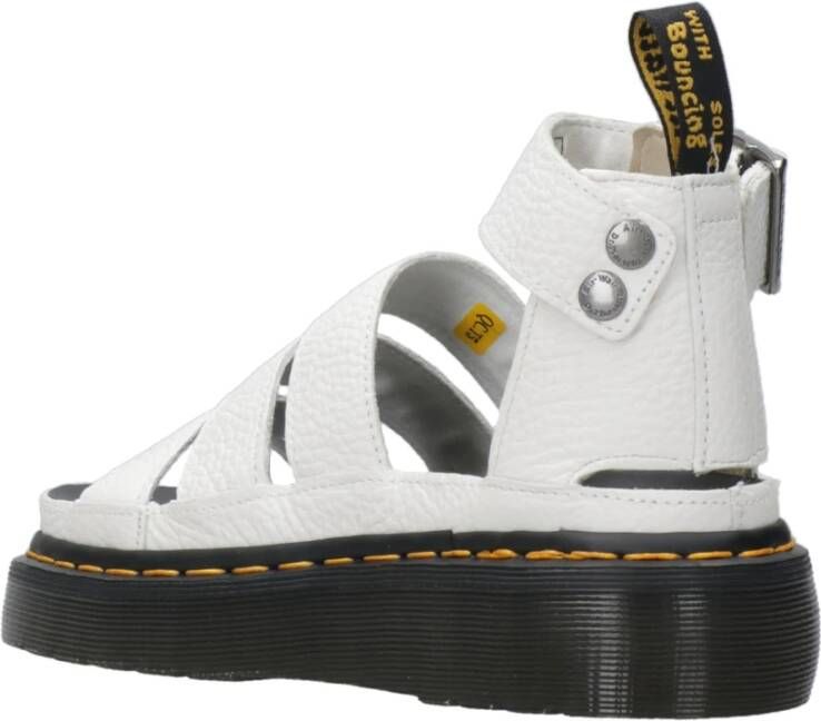 Dr. Martens Platte sandalen Wit Dames