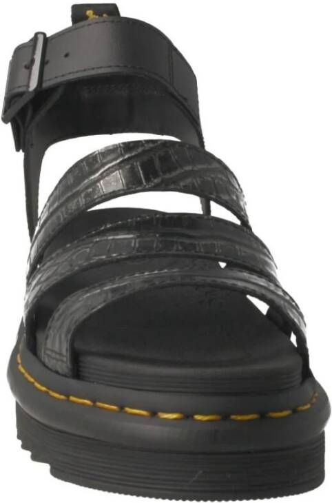 Dr. Martens Platte sandalen Zwart Dames