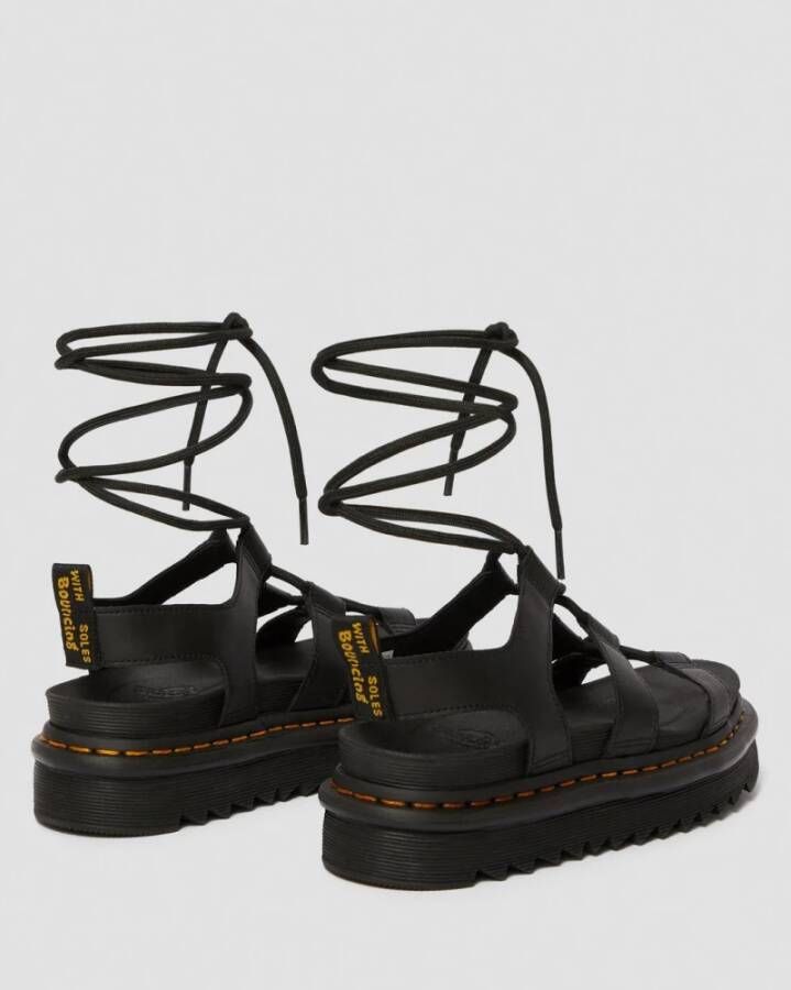 Dr. Martens Platte sandalen Zwart Dames