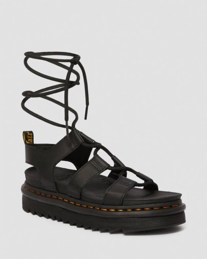 Dr. Martens Platte sandalen Zwart Dames