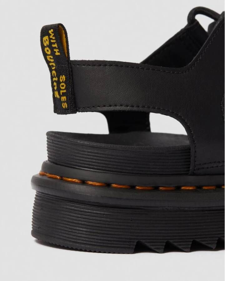 Dr. Martens Platte sandalen Zwart Dames