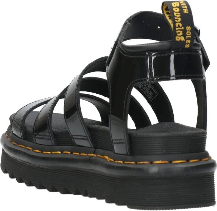 Dr. Martens Platte sandalen Zwart Dames