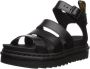 Dr. Martens Zwarte Leren Sandalen met Verstelbare Enkelband Black Dames - Thumbnail 7