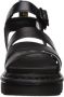 Dr. Martens Zwarte Leren Sandalen met Verstelbare Enkelband Black Dames - Thumbnail 9