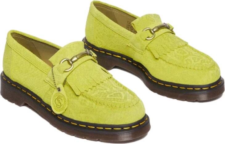Dr. Martens Python Loafers met Gouden Details Green Unisex