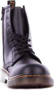 Dr. Martens Ritssluiting leren laarzen met logo Black Unisex