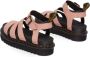 Dr. Martens Roze Leren Gesp Sandalen Open Teen Pink Dames - Thumbnail 3