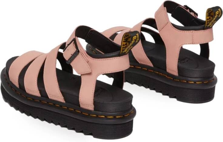 Dr. Martens Roze leren sandalen Pink Dames