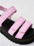 Dr. Martens Roze Leren Sandalen Zebrilus Editie Pink - Thumbnail 8