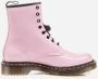 Dr. Martens Roze Leren Veterschoenen Pink Dames - Thumbnail 3