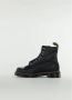 Dr martens Dr. Martens 1460 MP laars teenplaat Zwart Leer Biker boots Dames - Thumbnail 3