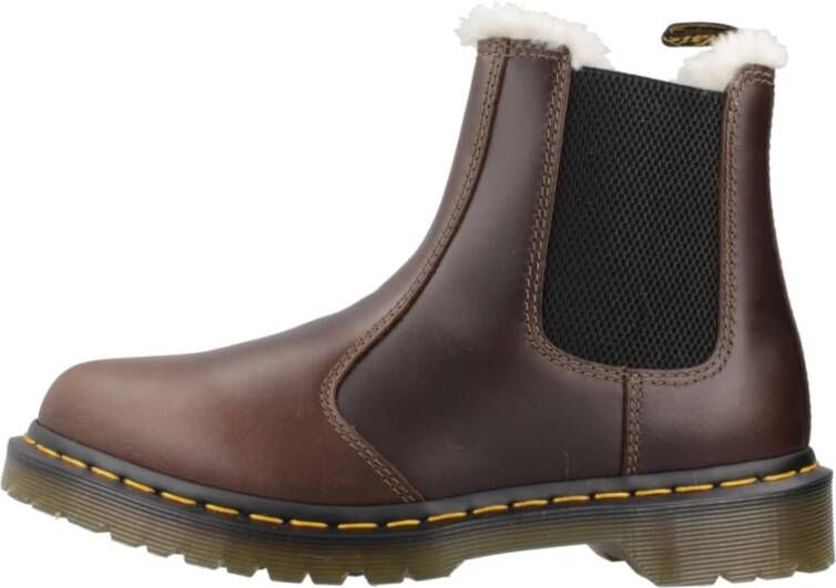 Dr. Martens Stijlvolle Chelsea Boots Leonore Brown Dames