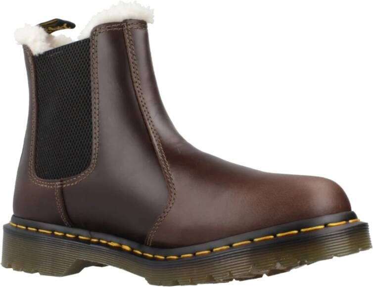 Dr. Martens Stijlvolle Chelsea Boots Leonore Brown Dames