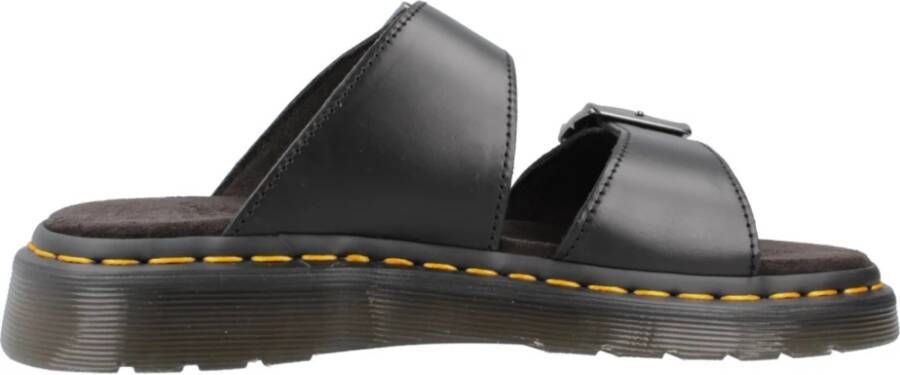 Dr. Martens Stijlvolle Platte Sandalen Black Heren