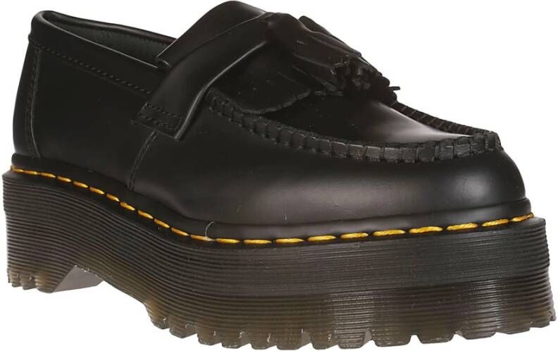 Dr. Martens Stijlvolle Quad Mocassin Schoenen voor Vrouwen Black Dames