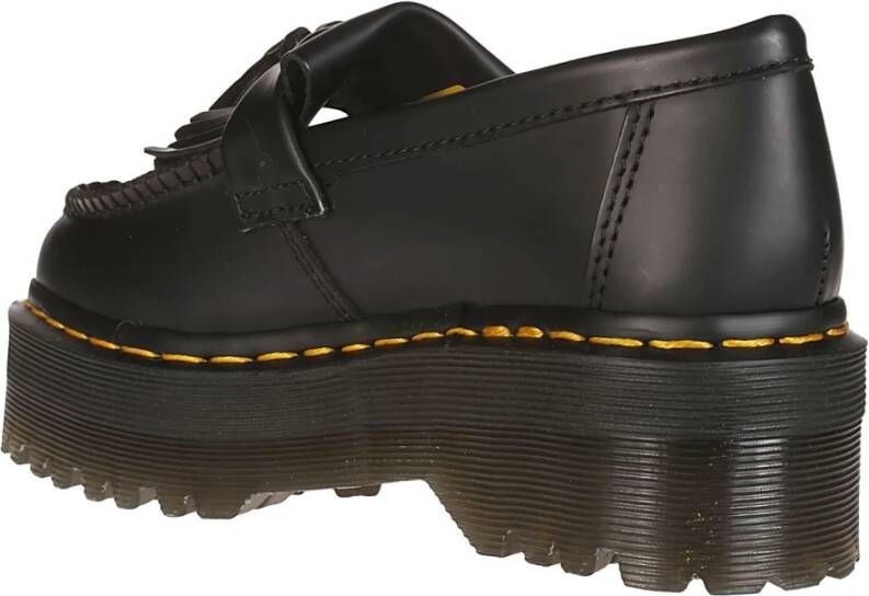 Dr. Martens Stijlvolle Quad Mocassin Schoenen voor Vrouwen Black Dames