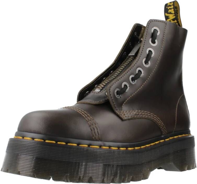 Dr. Martens Stijlvolle Veterschoenen Sinclair Model Brown Dames